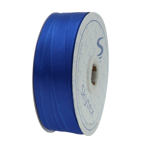Liston Azules Listón satinado doble cara azul rey No. 3 (16 mm) 100 m